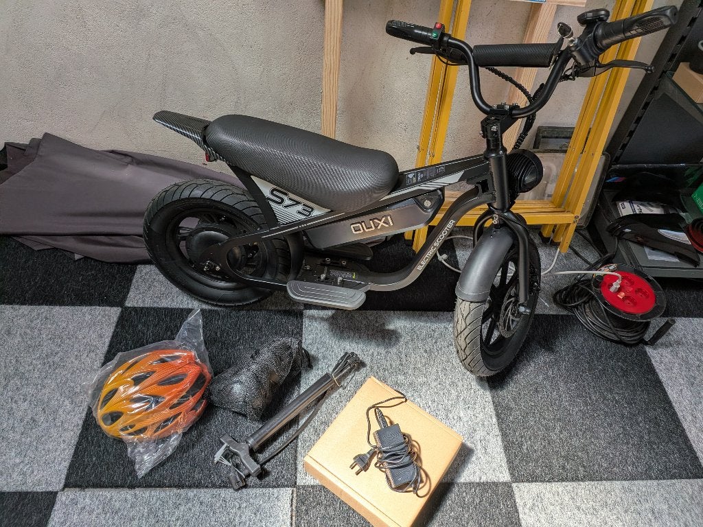 Electrische loopfiets  ouxi s73 voor op de camping., Ophalen, Nieuw