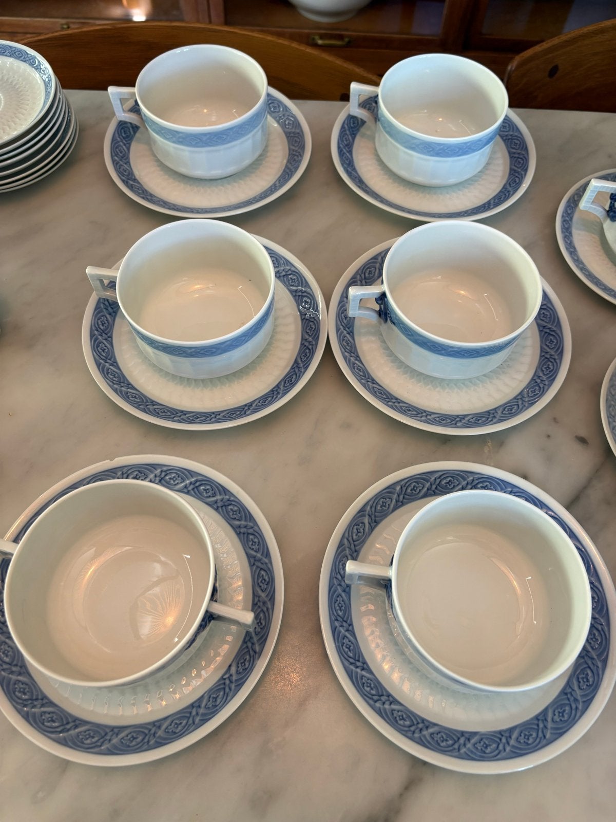 Royal Copenhagen servies - Blue fan ( blå vifte ), Gebruikt, Ophalen of Verzenden, Overige stijlen, Porselein