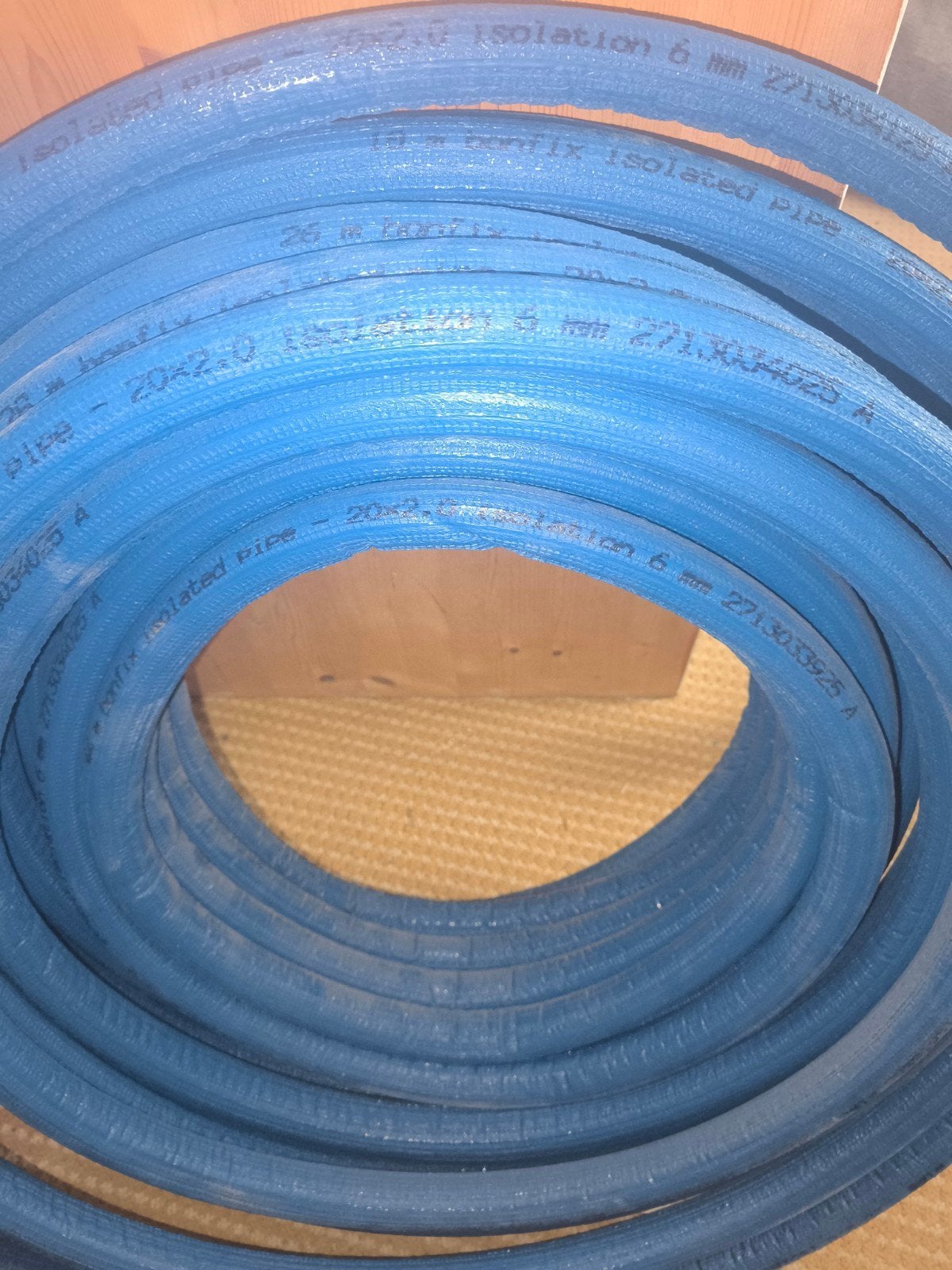 Bonfix Meerlagenbuis Blauw 16x2.0mm L=24m Geïsoleerd, Ophalen, Nieuw, Overige merken, Kabel of Snoer