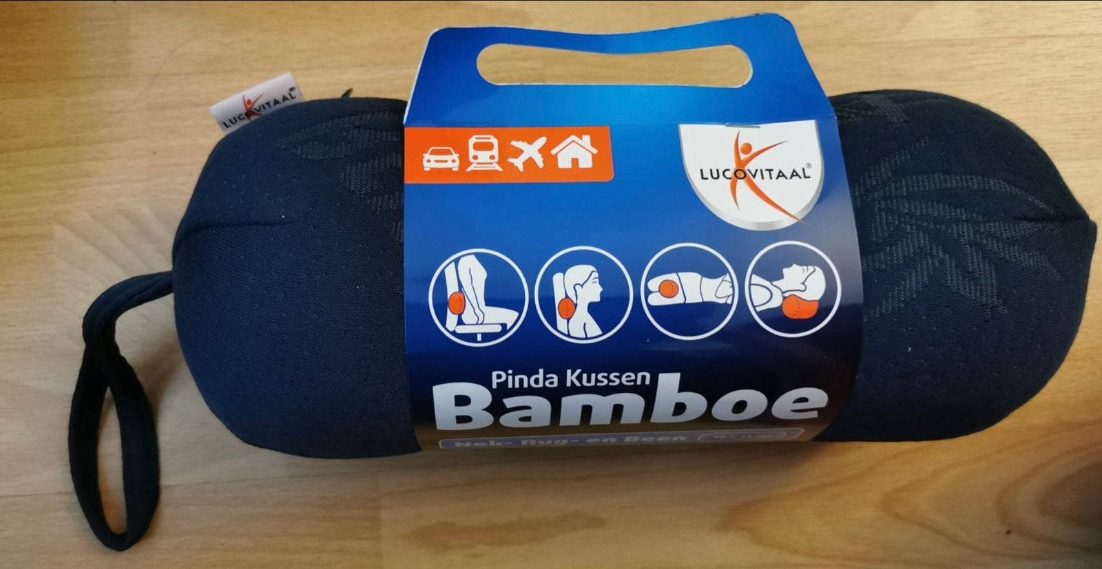 Lucovitaal pinda kussen Bamboe - Nieuw, Ophalen of Verzenden, Nieuw