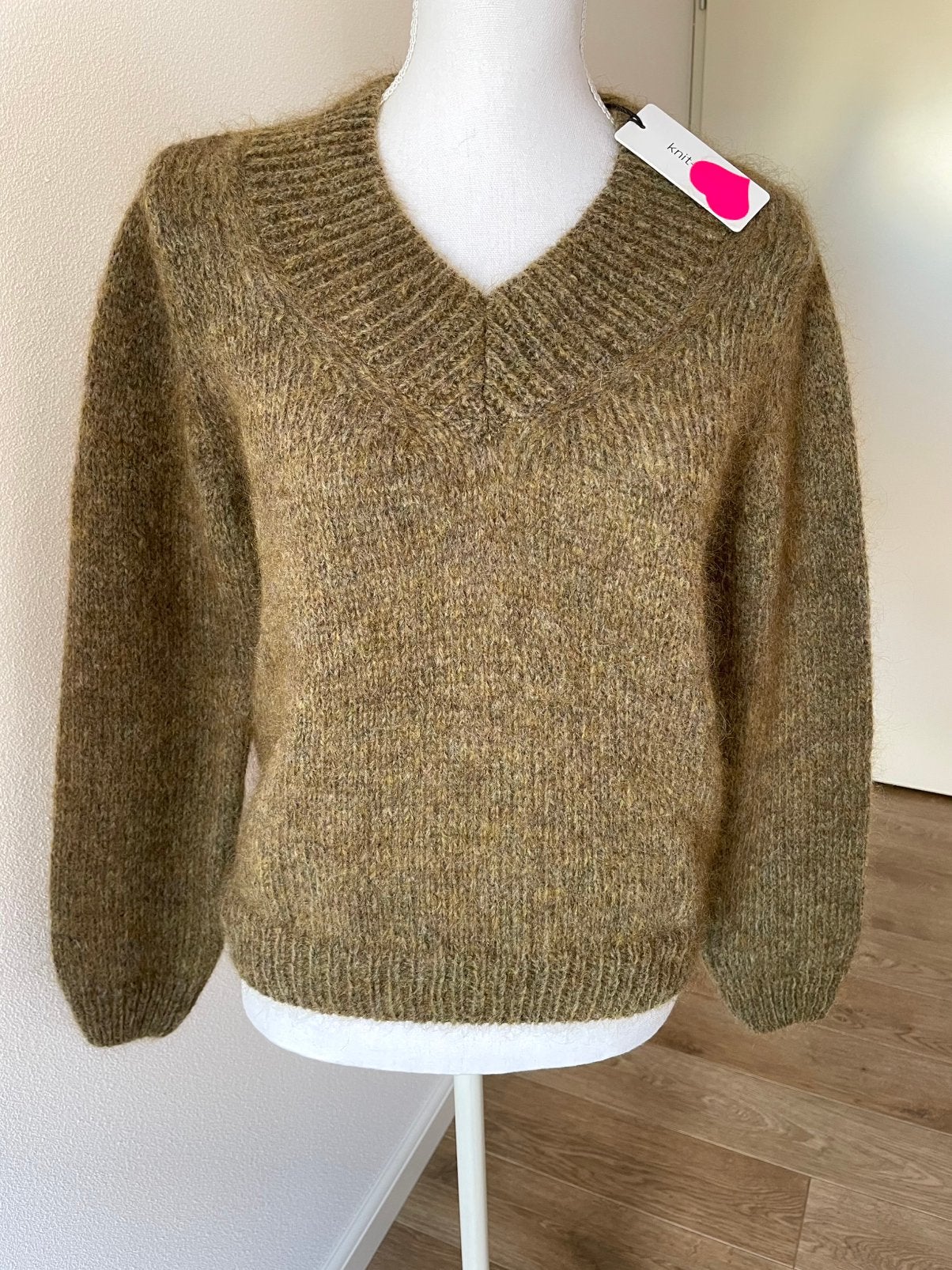 Knit-ted gebreide trui V hals groen maat XS nieuw, Kleding | Dames, Ophalen of Verzenden, Nieuw, Maat 34 (XS) of kleiner, Groen
