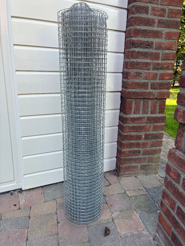Rol rvs gaas draaddikte 1,5 mm, maaswijdte 17mm., Ophalen, Nieuw, Minder dan 10 meter, Gaas