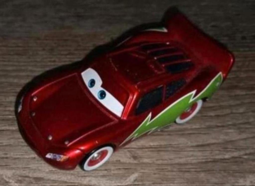 🚙metalen cars auto: snow plow lightning mcqueen, Verzenden, Zo goed als nieuw