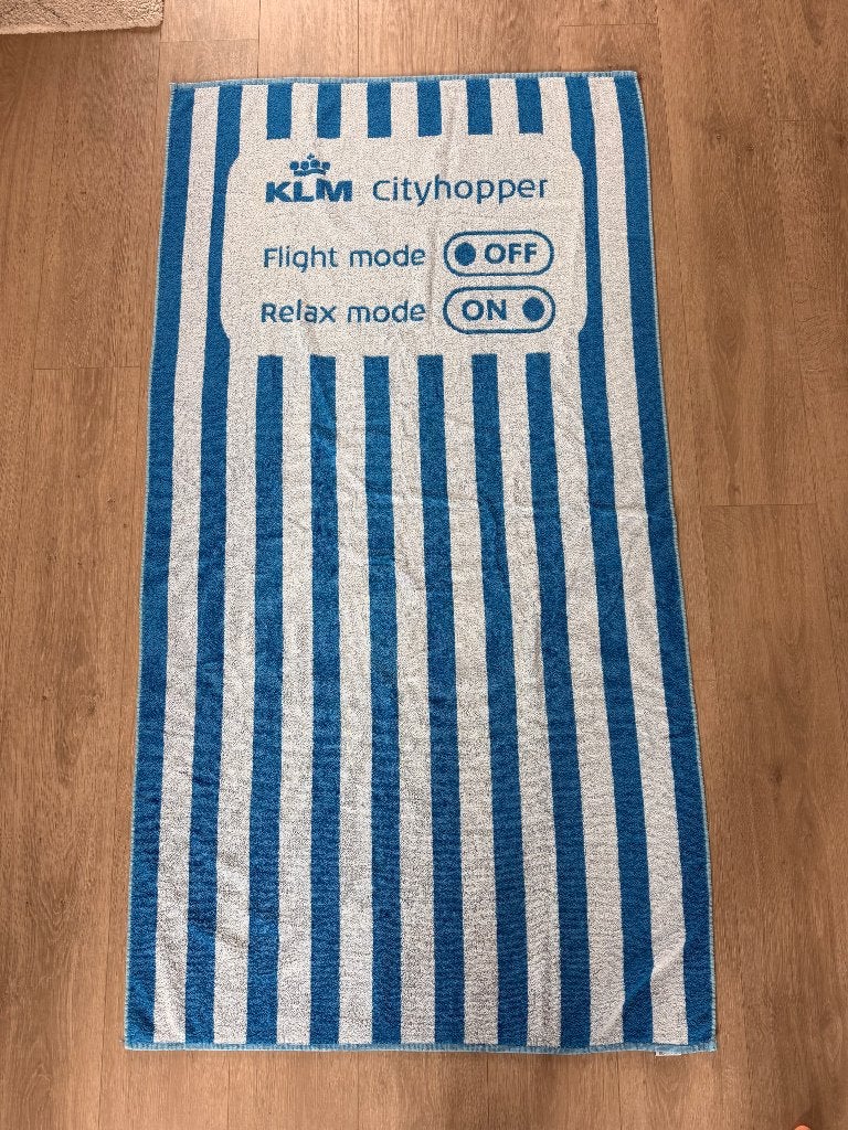 KLM Strand Handdoek | Collector’s Item, Verzamelen, Verzenden, Nieuw, Overige typen