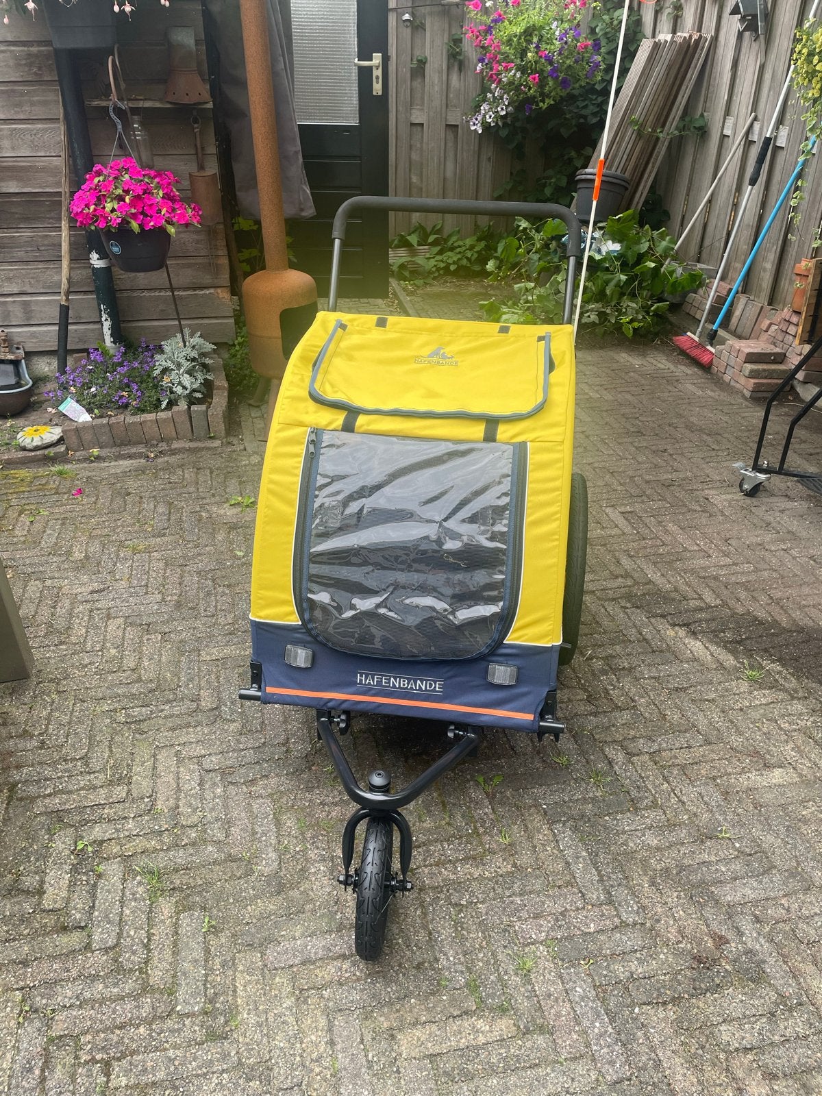 HAFENBANDE Hondenkar/Fietskar - Zo goed als nieuw, Fietsen en Brommers, Ophalen, Opvouwbaar, 20 tot 40 kg, Zo goed als nieuw