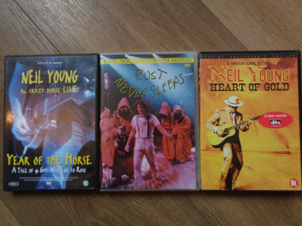 Neil Young 4x Crazy Horse Live Muziek DVD, Alle leeftijden, Ophalen, Zo goed als nieuw
