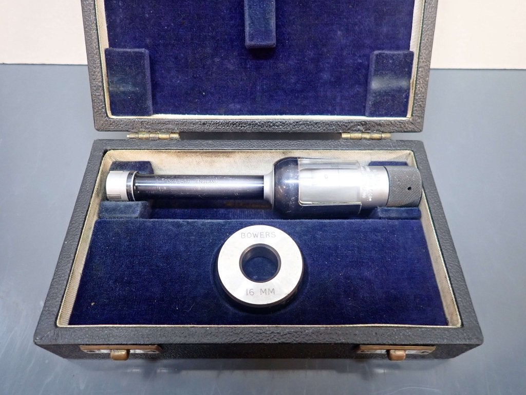 Bowers 3 punt binnen micrometer 16-19mm (Made in England), Niet ingevuld, Gebruikt, Afstand, Niet ingevuld