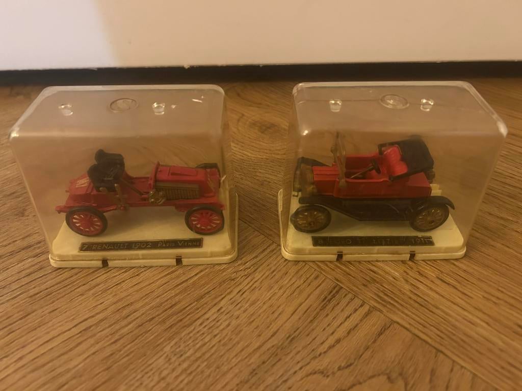 2x Safir - 7 Renault Course 1902 + 8 Ford T Lizzie 1911, Hobby en Vrije tijd, Modelauto's | 1:43, Ophalen of Verzenden, Auto, Overige merken