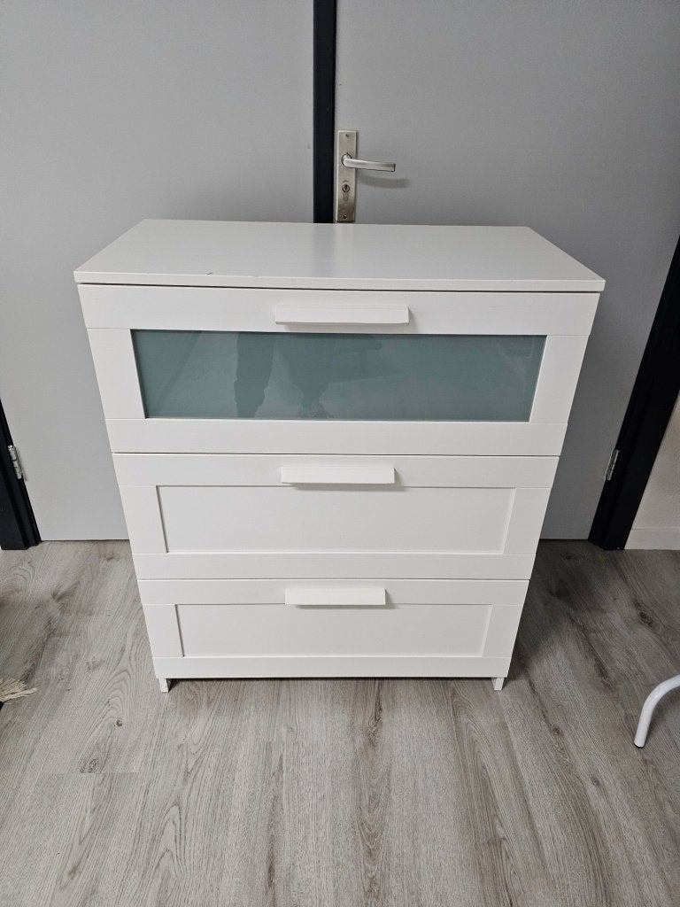 Ikea Brimnes ladekast voor €30,-, Ophalen, Gebruikt, 50 tot 100 cm, 3 of 4 laden