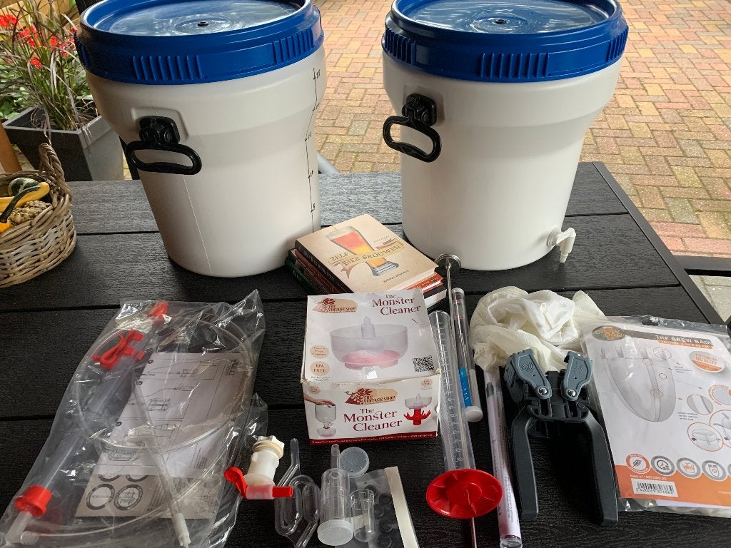 Div. Bierbrouwspullen, Ophalen, Gebruikt