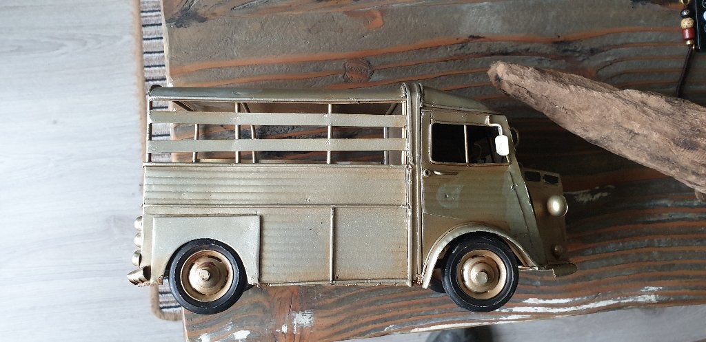 metaal citroen h hy bus kleur zilver achtig truck nieuw, Huis en Inrichting, Woonaccessoires | Overige, Ophalen of Verzenden, Nieuw