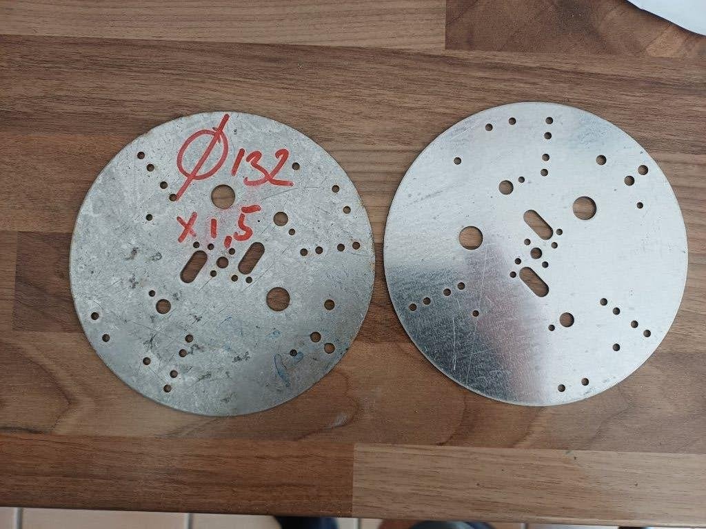 Verzinkte montage platen voor lampen enz., Ophalen of Verzenden, Nieuw, Minder dan 50 watt, Overige typen