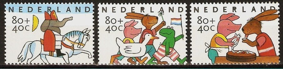 Nederland 1784-1785 serie kinderzegels., Verzenden, Postfris