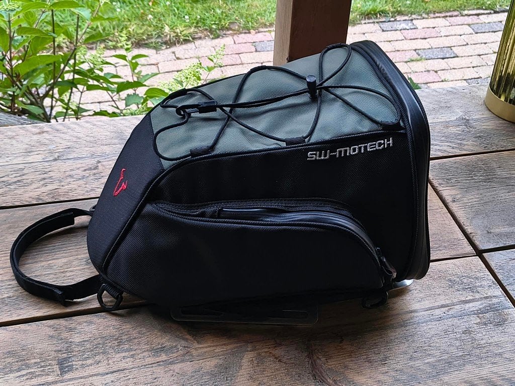 SW-Motech Slipstream 13L motortas + montageplaat Africa Twin, Motoren, Ophalen of Verzenden, Gebruikt