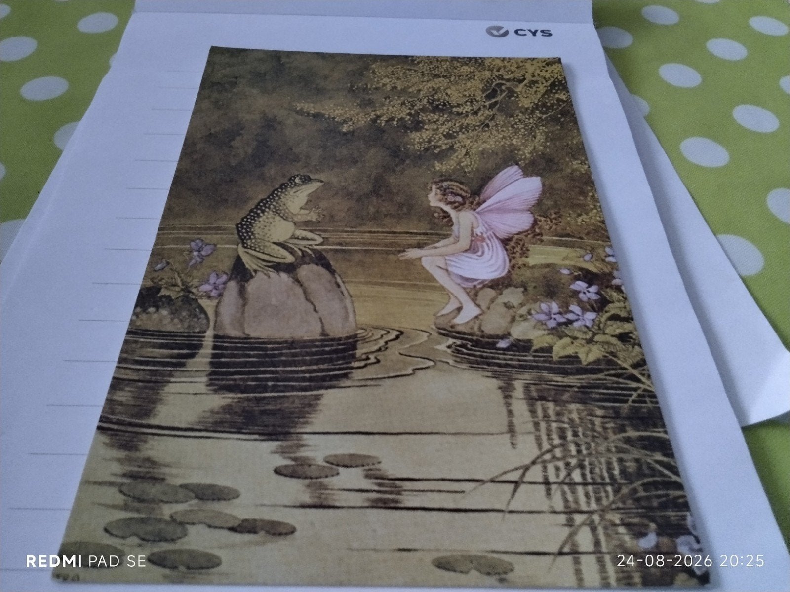Vintage prentbriefkaart: I Am Kexy, Friend of Fairies, Ophalen of Verzenden