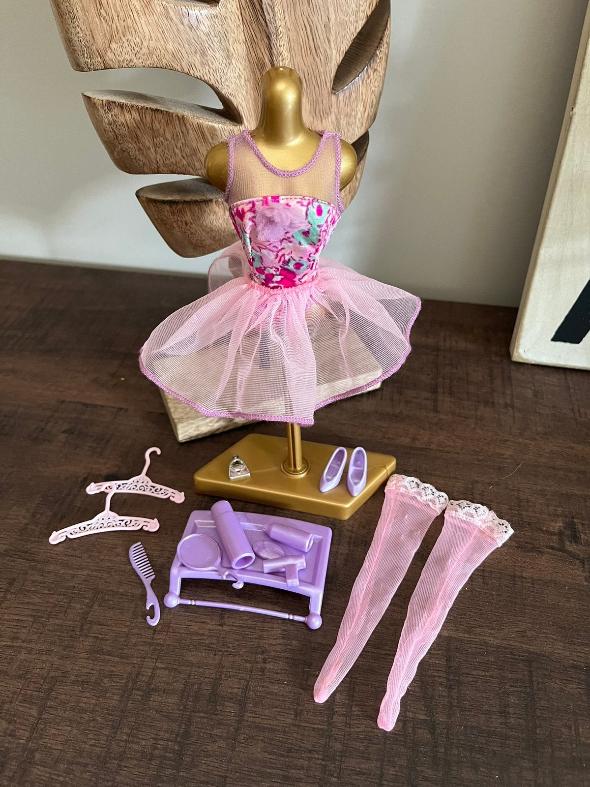 Vintage 1993 Barbie Fancy Frills Lingerie Clothing Set, Ophalen of Verzenden, Zo goed als nieuw, Barbie