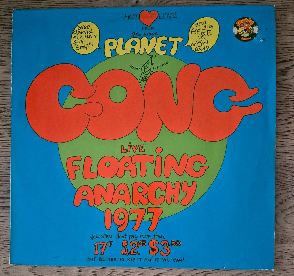 Planet Gong – Live Floating Anarchy 1977, Cd's en Dvd's, Vinyl | Pop, Ophalen of Verzenden, 1970 - 1979, Gebruikt, 12 inch