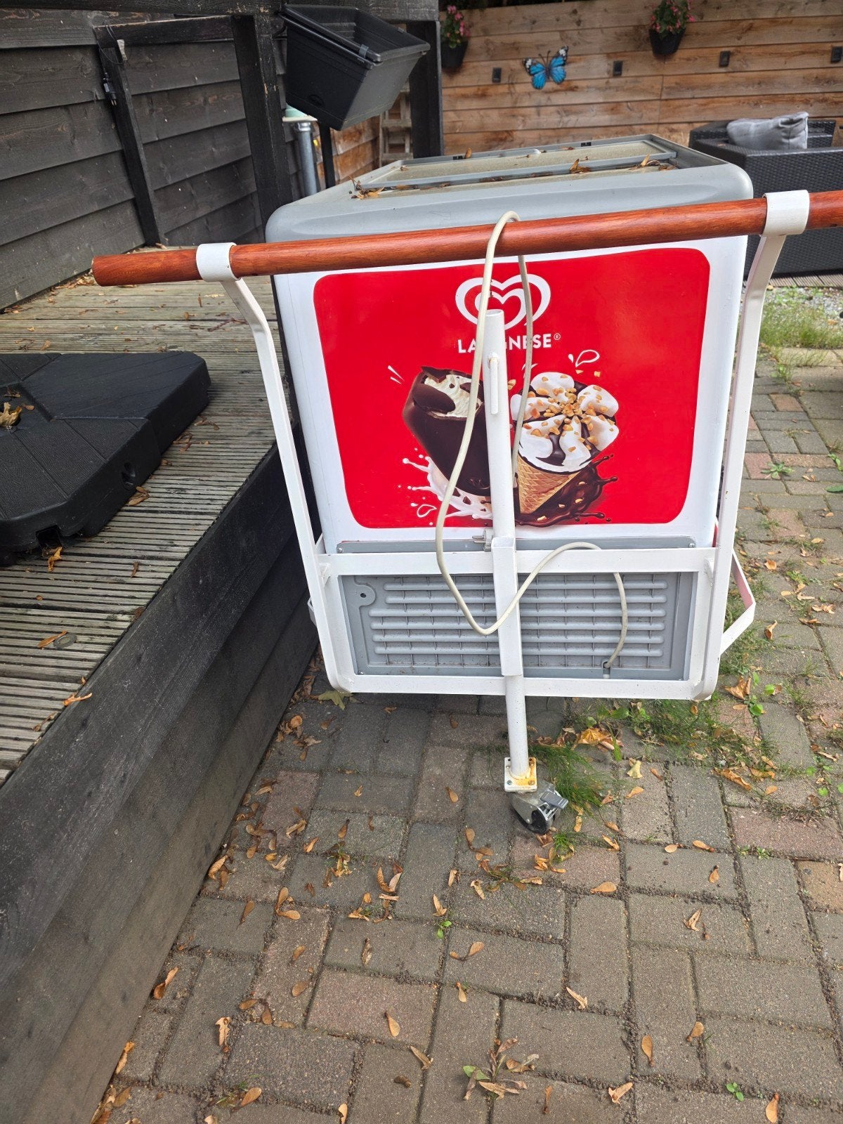 loopkar met eutectische vriezer, Witgoed en Apparatuur, Ophalen, Gebruikt, 90 cm of meer, Minder dan 85 cm