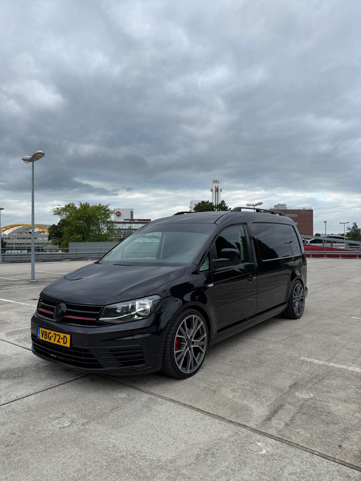 Volkswagen Caddy 2.0 TDI | leder | carplay | camera, 4 cilinders, Volkswagen, Zwart, Onderhoudsboekje