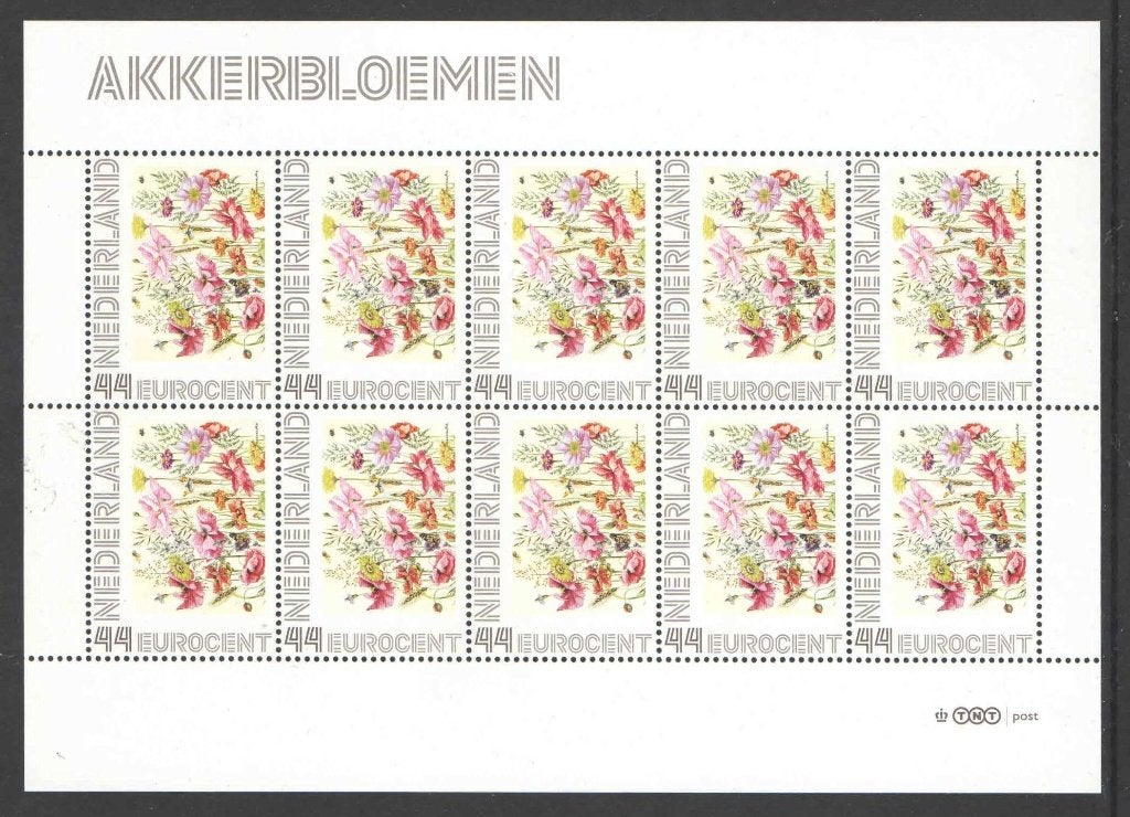 Bloemenpracht op postzegels: Akkerbloemen, Ophalen of Verzenden, Na 1940, Postfris