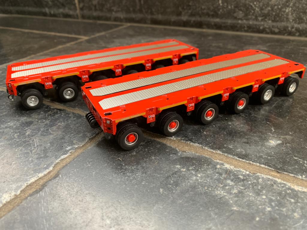 IMC Models K25 2x6 liner met SPMT module (2 stuks), Hobby en Vrije tijd, Overige merken, 1:50 of kleiner, Ophalen of Verzenden