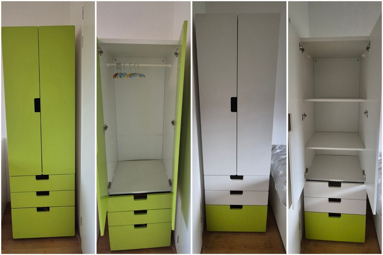 2 leuke ikea kinderkasten, Ophalen, 105 cm of meer, Zo goed als nieuw, 75 tot 100 cm