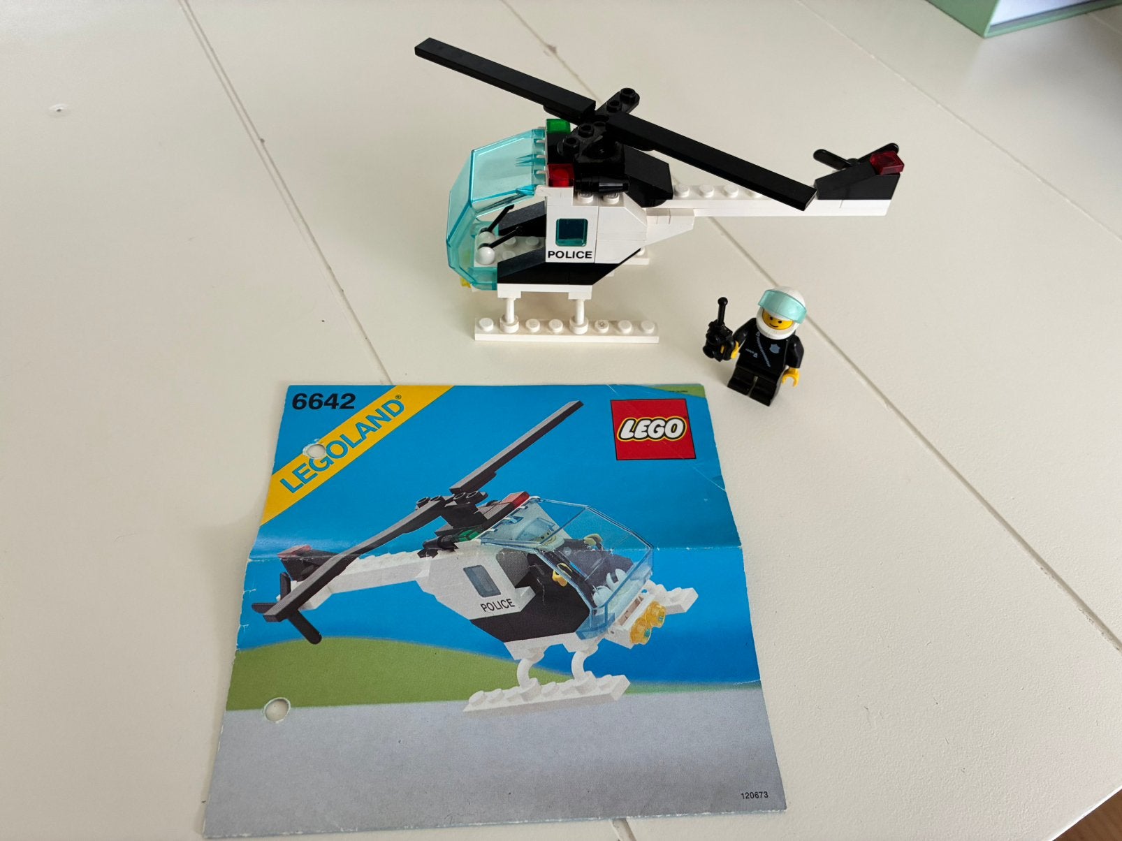 Lego Politie Helikopter 6642, Ophalen of Verzenden, Zo goed als nieuw