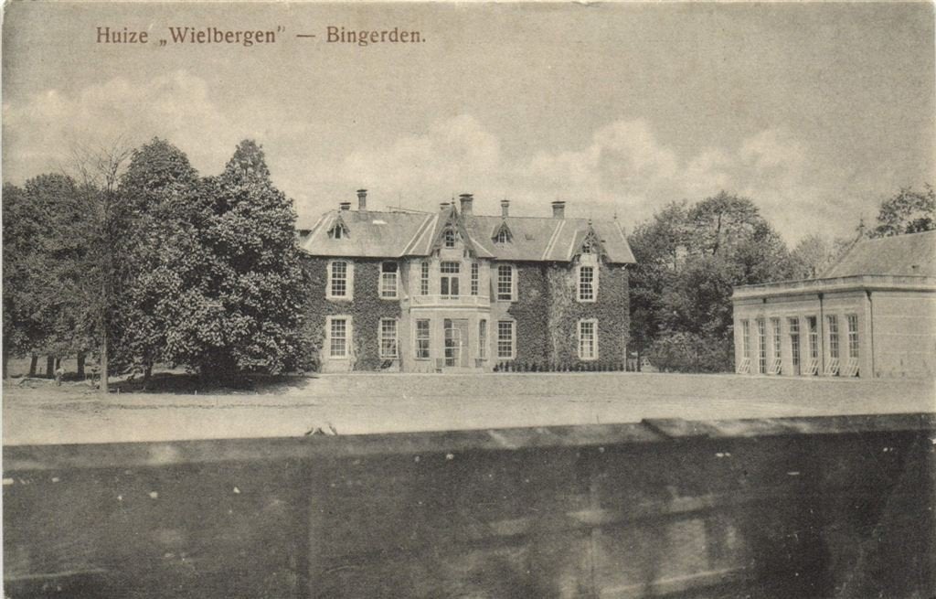 Huize Wielbergen - Bingerden. - gemeente Zevenaar - ongelope, Ophalen of Verzenden, 1920 tot 1940, Ongelopen, Gelderland