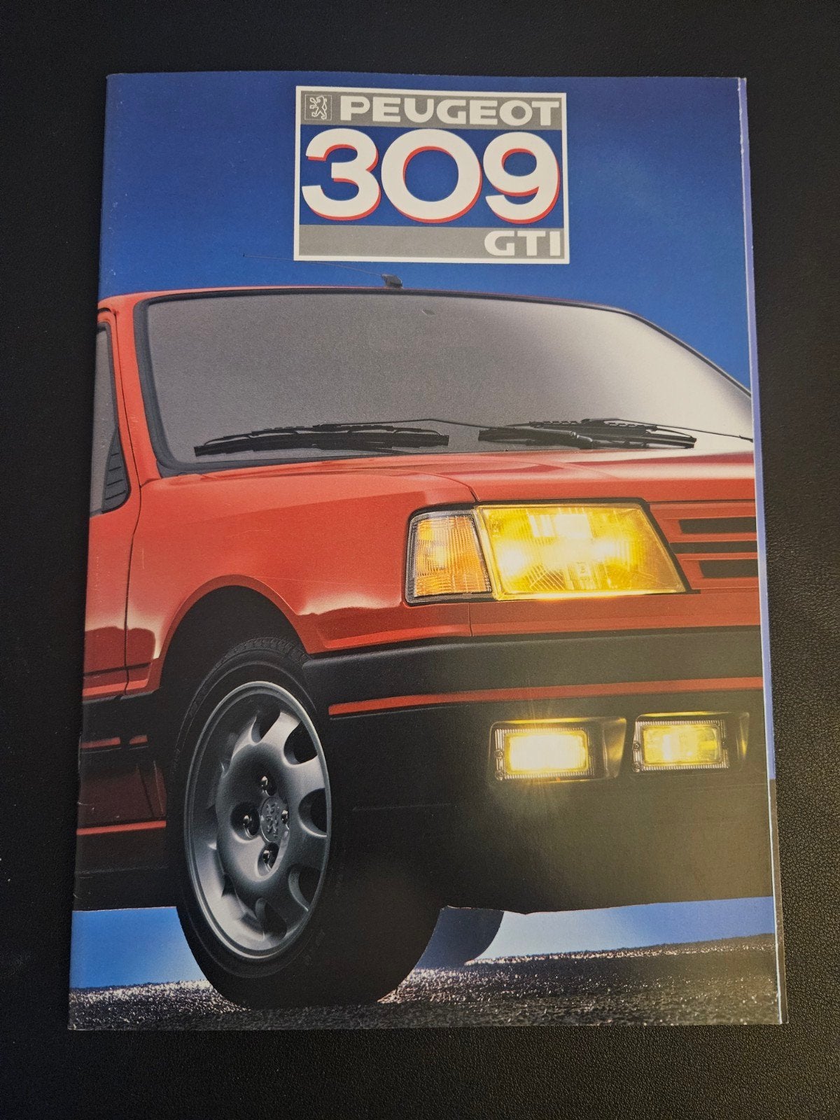 Brochure Peugeot 309 GTI 1987, Ophalen of Verzenden, Zo goed als nieuw, Peugeot
