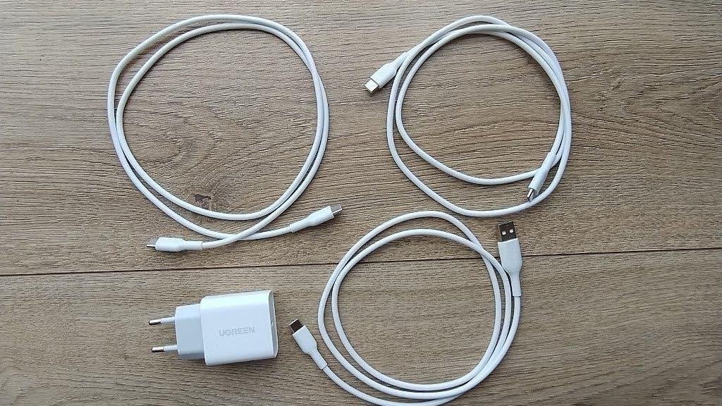 USB-C / A (witte) Kabels (Belkin BoostCharge) + PD lader, Ophalen of Verzenden, Zo goed als nieuw, Overige merken