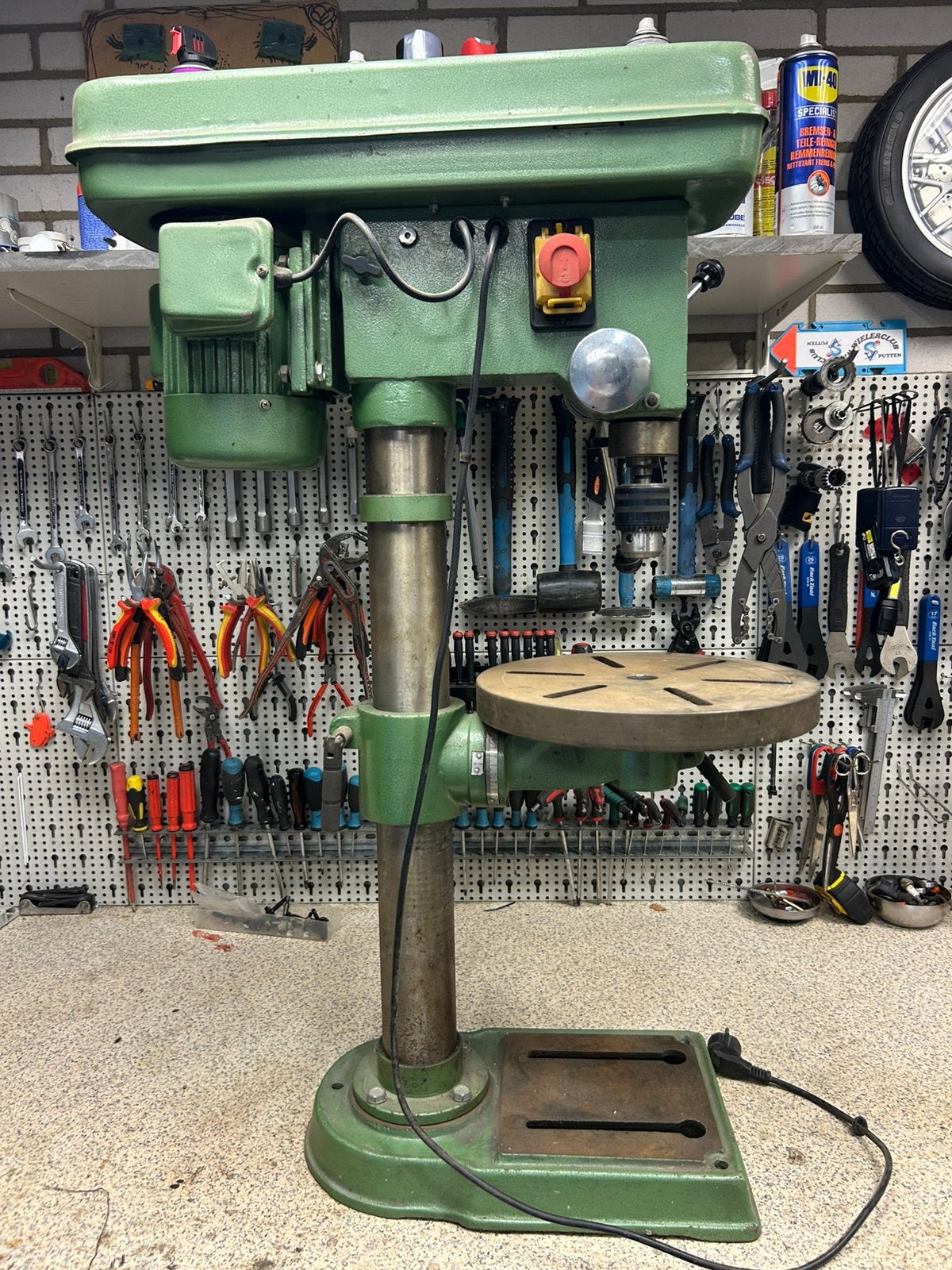 Powertool kolomboormachine 230v, Ophalen, Zo goed als nieuw, Kolomboormachine