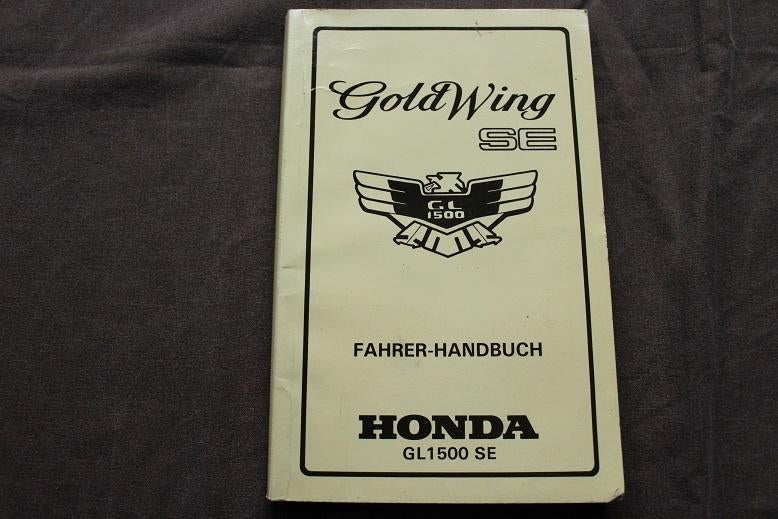 Honda GL1500 SE 1995 Goldwing motorrad fahrer handbuch, Motoren, Handleidingen en Instructieboekjes, Ophalen of Verzenden, Honda