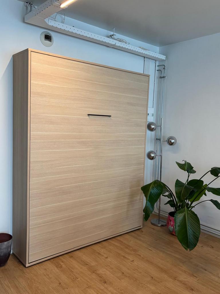Opklapbed / Wandbed 160x200 cm. Zeer nette ruimtebespaarder., Huis en Inrichting, Slaapkamer | Bedden, Ophalen, Overige kleuren