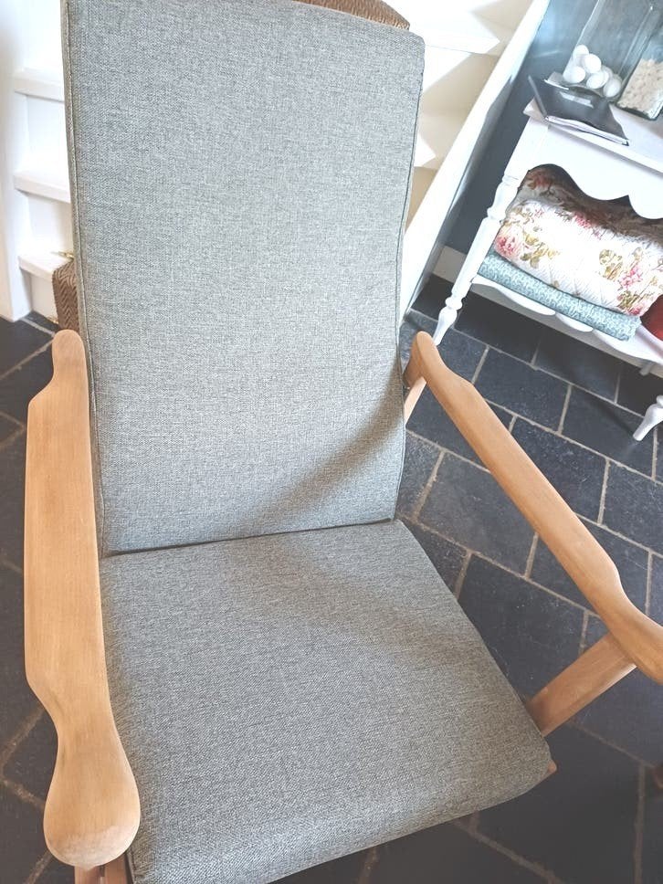 Skandinavische Vintage  Fauteuil, Antiek en Kunst, Curiosa en Brocante, Ophalen