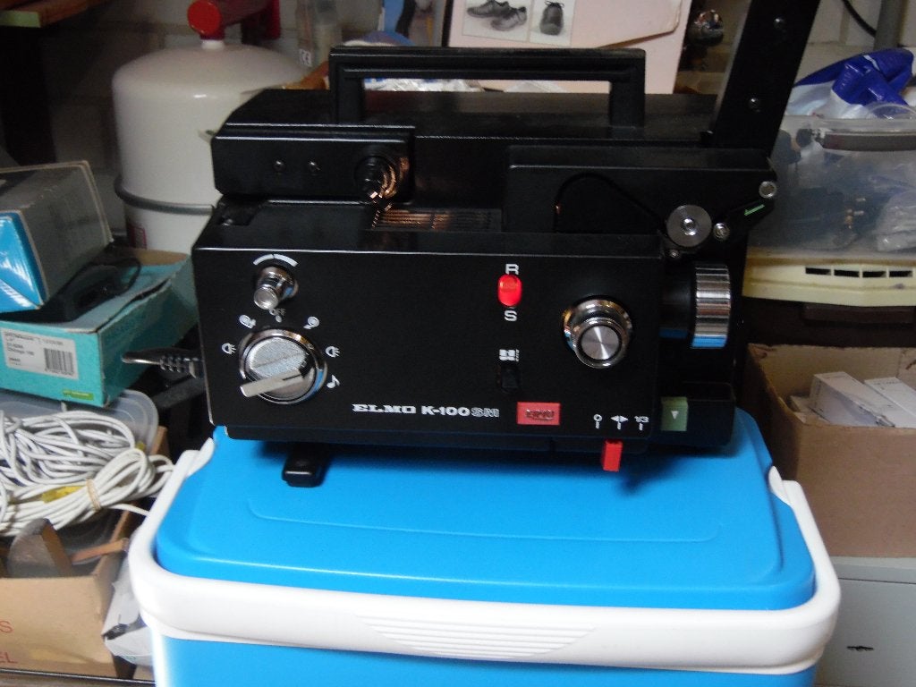Filmprojector Elmo k-100 sn., Ophalen of Verzenden, 8mm film