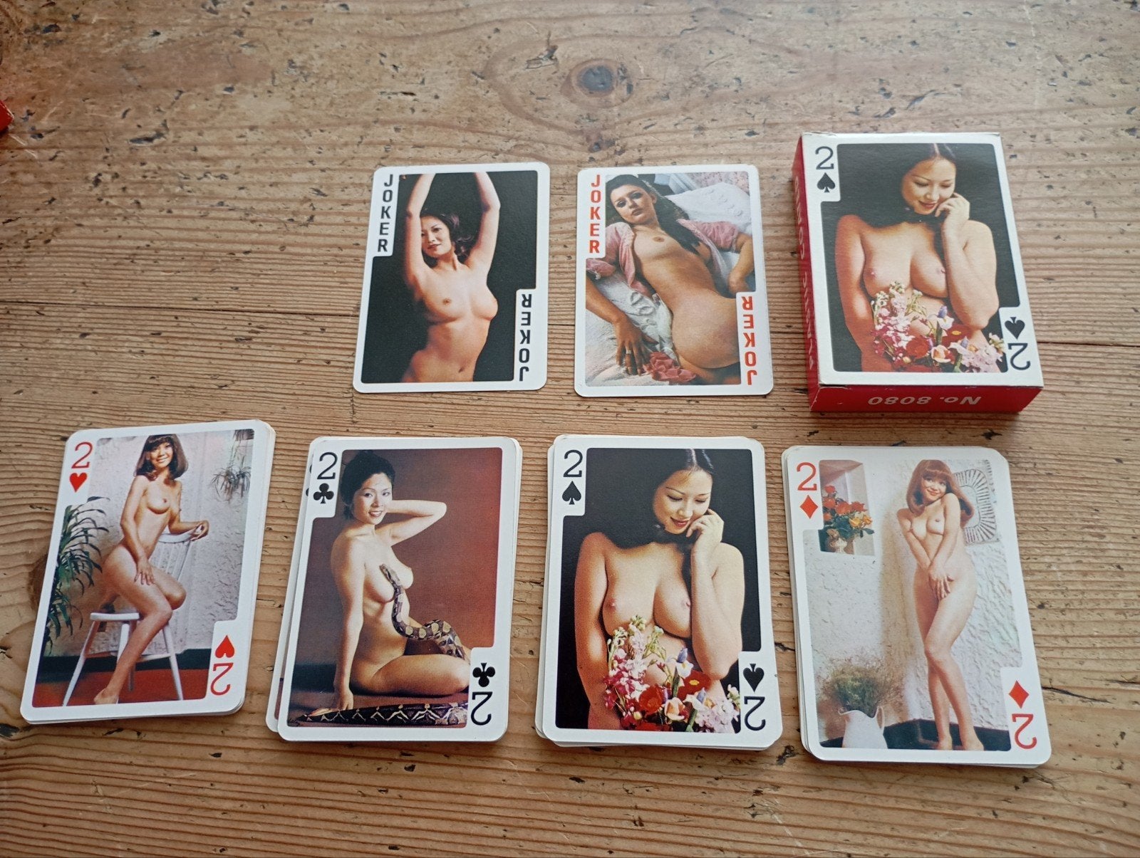 Vintage Erotiek Plastic Coated Cards, Ophalen of Verzenden