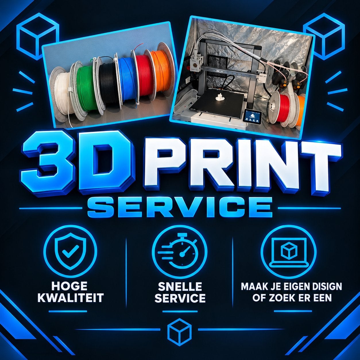 3D print service, Computers en Software, Ophalen of Verzenden, Nieuw