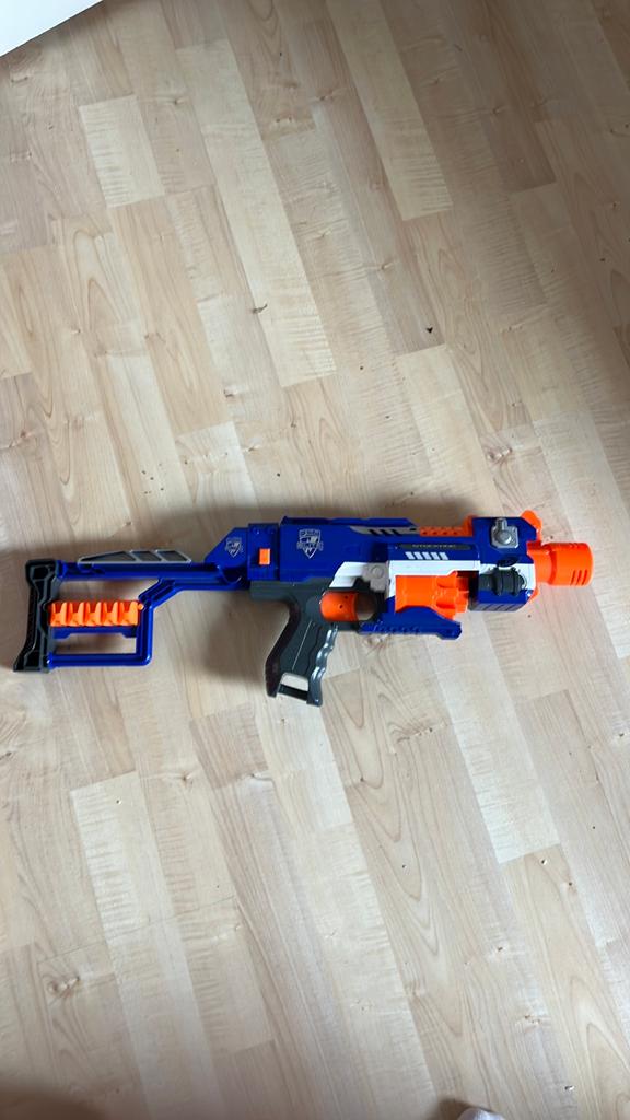 Nerf pistool, Ophalen, Gebruikt