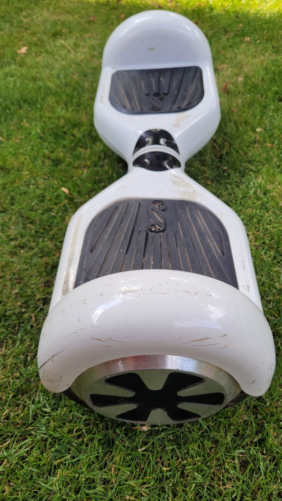 Hoverboard met zitje en oplader  - Wit/Groen, Ophalen, Gebruikt, Elektrische step (E-scooter), Onbekend