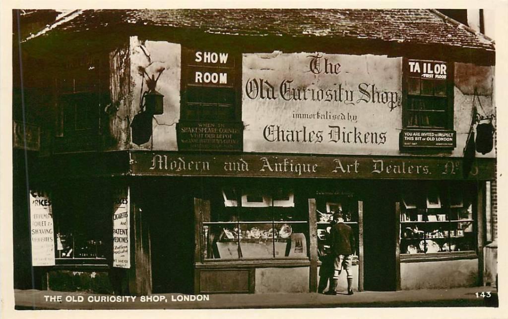 381-393-009 London The Old Curiosity Shop, Verzenden, Voor 1920, Engeland