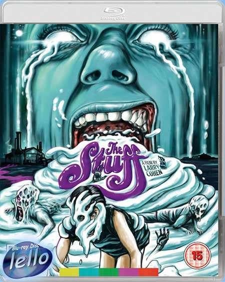 Blu-ray: The Stuff (1985 Michael Moriarty) UK niet NLO, Cd's en Dvd's, Blu-ray, Ophalen of Verzenden, Nieuw in verpakking, Horror