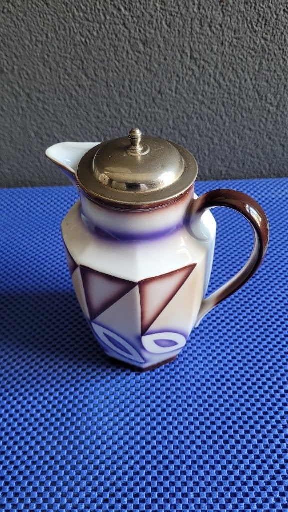 Art Deco theepot cacao pot, Ophalen of Verzenden