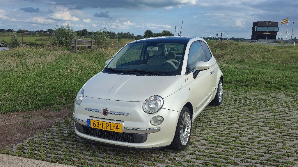 Fiat 500 1.2 AUT 51KW 2010, Stof, 1242 cc, 4 cilinders, Origineel Nederlands