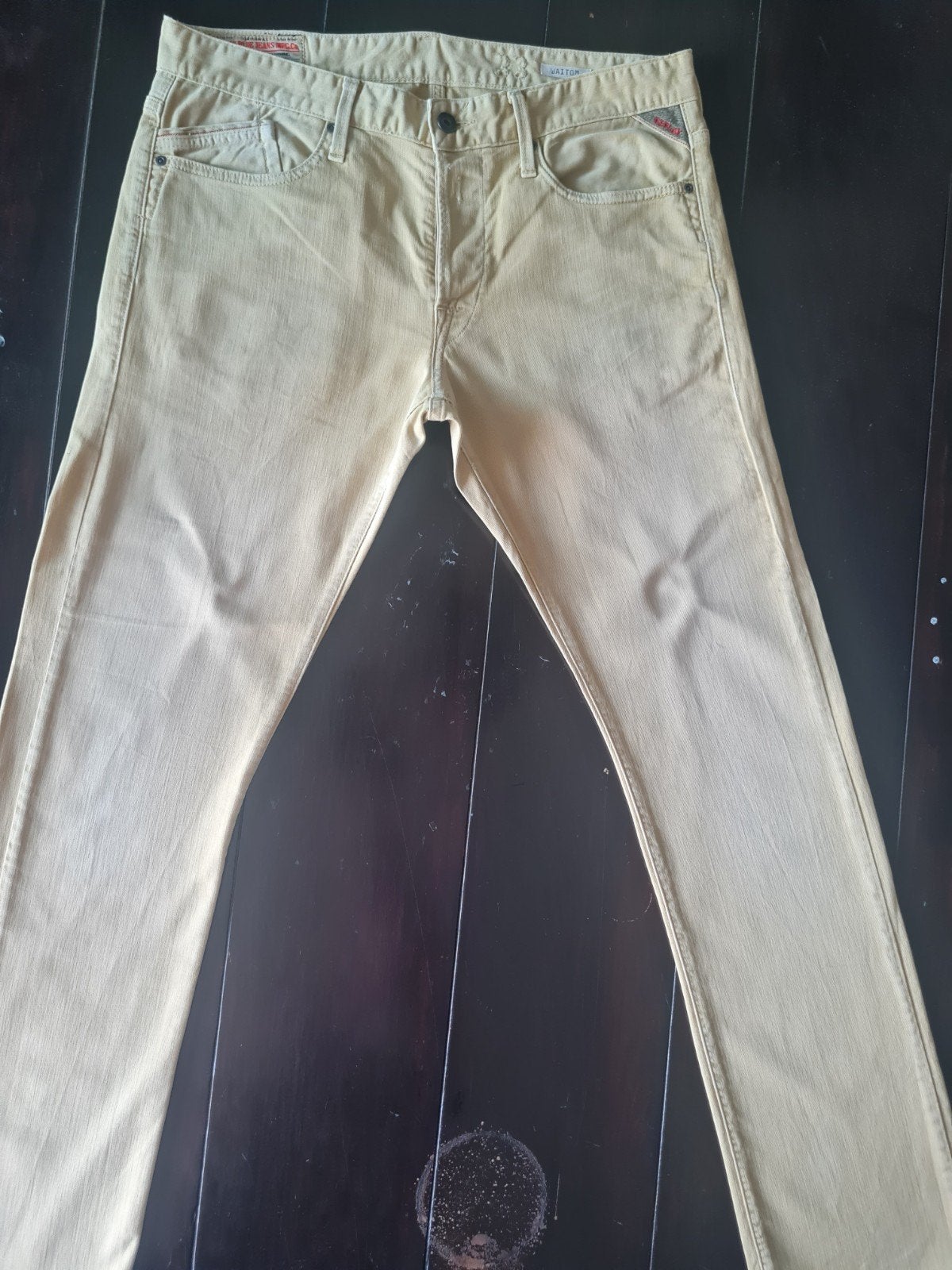 ZGAN CLASSIC REPLAY WAITOM STRAIGHT STRETCH JEANS SIZE 33/32, Kleding | Heren, Blauw, REPLAY, Ophalen of Verzenden, Zo goed als nieuw