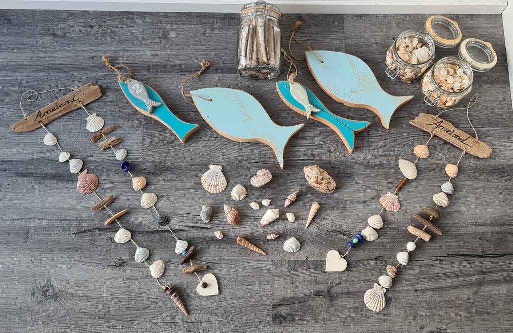 Accessoires met thema strand, Ophalen