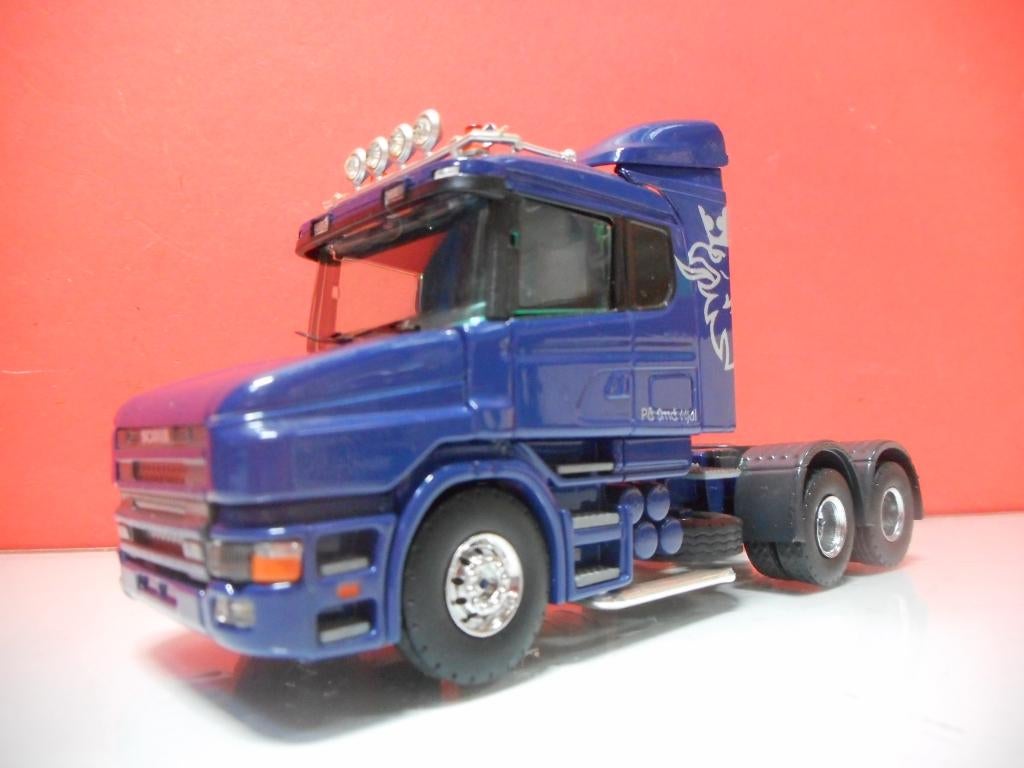 TEKNO SCANIA T144 TREKKER, Hobby en Vrije tijd, Modelauto's | 1:50, Ophalen of Verzenden, Zo goed als nieuw, Bus of Vrachtwagen