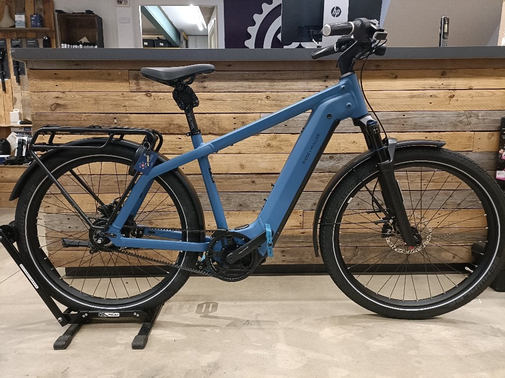 Riese & Müller - Charger4 GT Vario 49cm - Petrol Matt, Fietsen en Brommers, Zo goed als nieuw, 47 tot 51 cm, 50 km per accu of meer