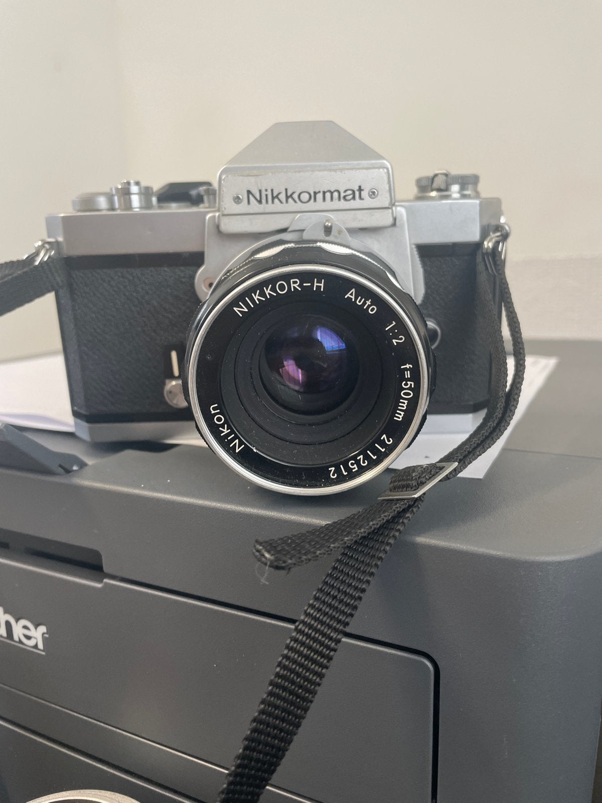 Nikon Nikkormat FT2 Spiegelreflexcamera met Nikkor-H Auto 1:, Ophalen of Verzenden, Zo goed als nieuw, Spiegelreflex, Nikon