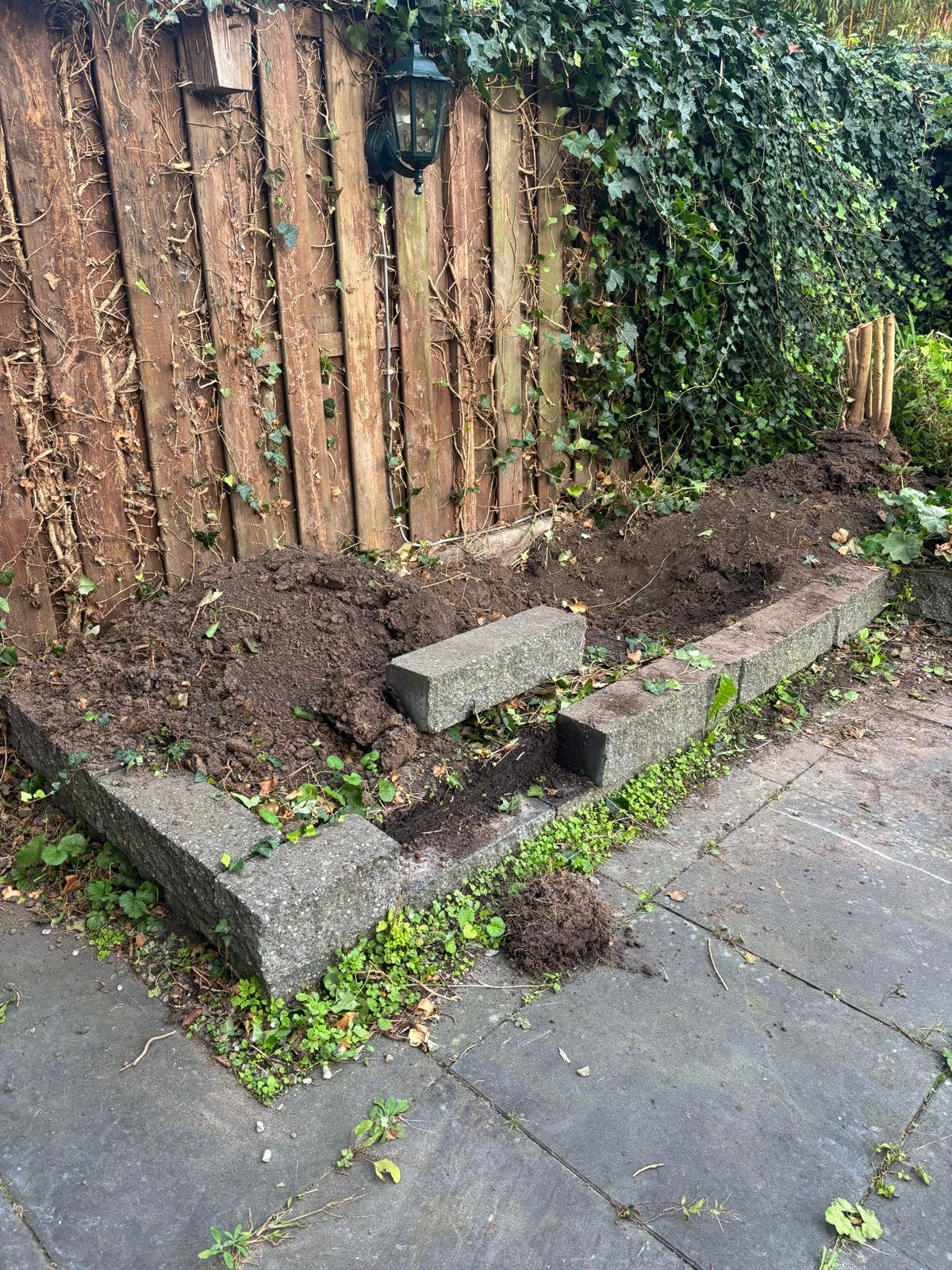 Betonnen borders voor tuin, Tuin en Terras, Ophalen, Gebruikt, 200 cm of meer, Border