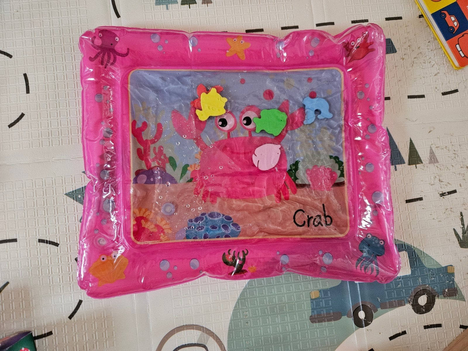 Watermat babyspeelgoed met zeediertjes, Ophalen